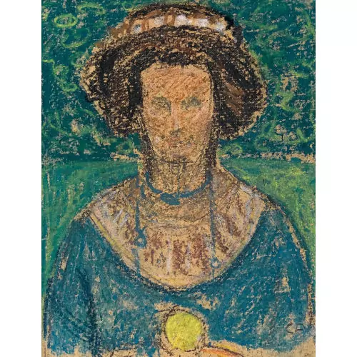 "Anna Amiet mit Frucht"