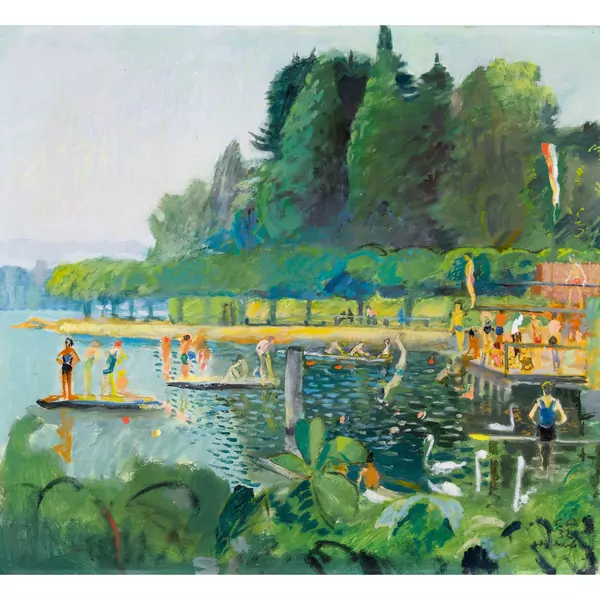 Badende in Hilterfingen