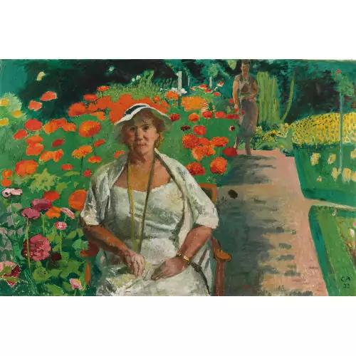 "Im Garten des Künstlers auf der Oschwand"
