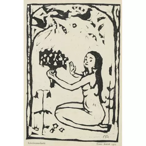 "Mädchen mit Blumen"