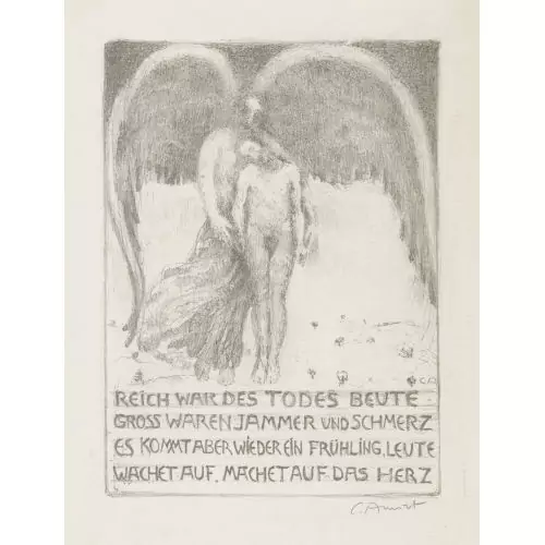 "Gedenkblatt an den Tod Oscar Millers"