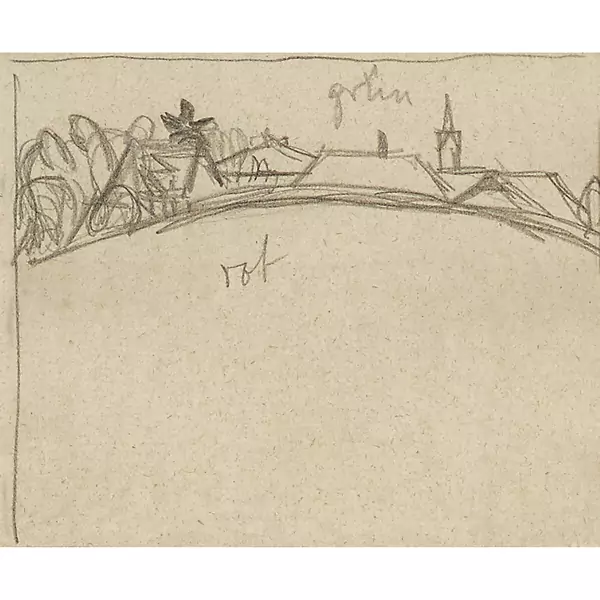 "Oschwand, Häuser und Schulhaus"