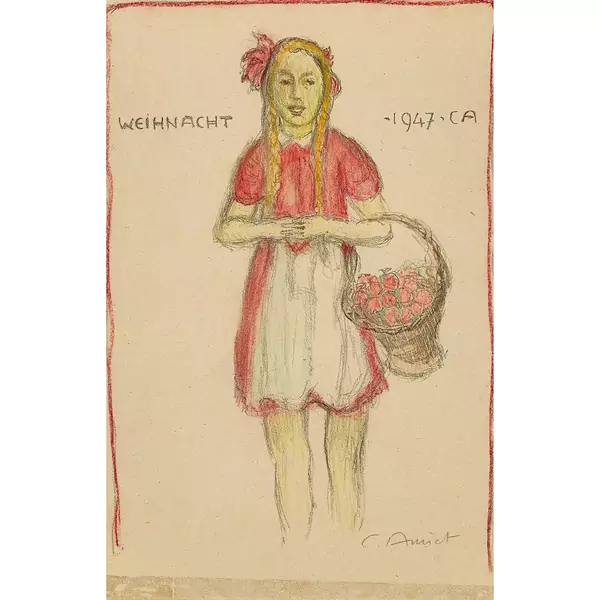 "Mädchen mit Fruchtkorb"