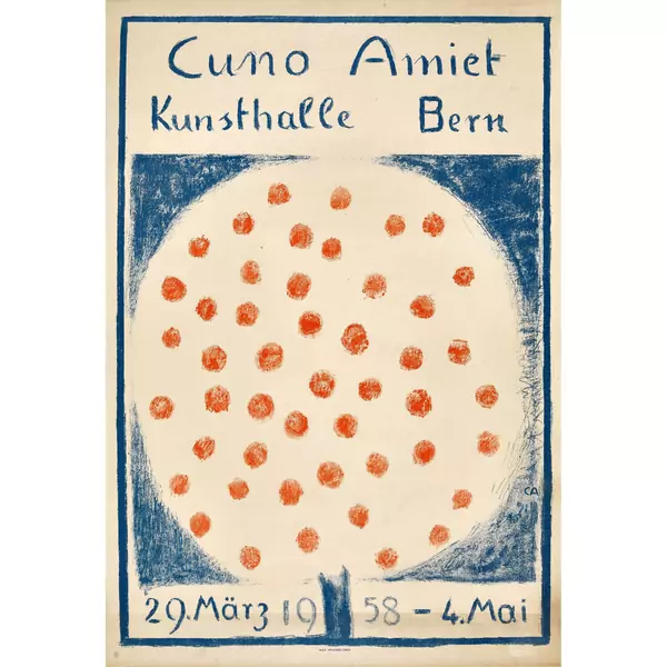 "Cuno Amiet Kunsthalle Bern 1958"