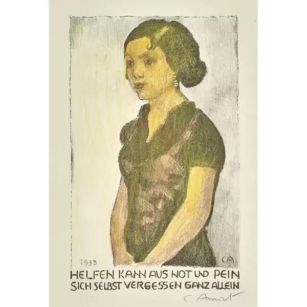 "Mädchenhalbfigur"