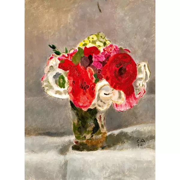 "Mohn weiss und rot"