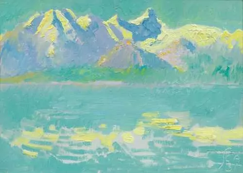 AMIET, CUNO — The Stockhorn chain. 1931. — Koller Auktionen