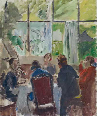 Am Tisch (Atelier in Oschwand), 1932