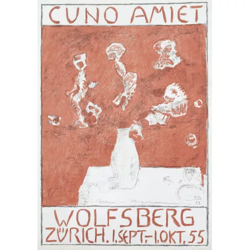 Cuno Amiet — "Cuno Amiet Wolfsberg 1955".