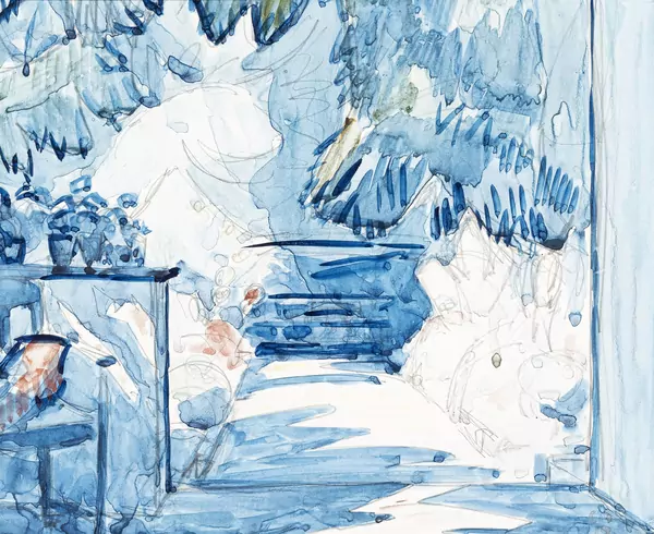 Vue sur le jardin