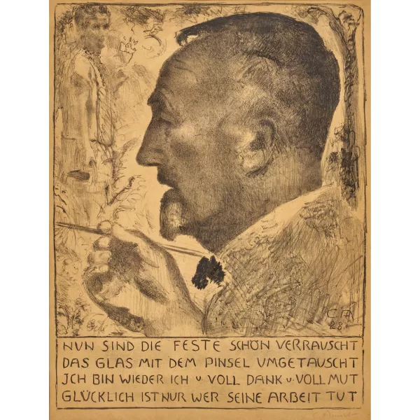 Cuno Amiet — "Der Künstler malend".