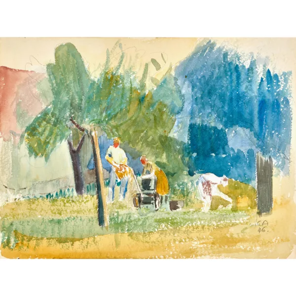 Cuno Amiet — "Herbstarbeit in Hofstatt".