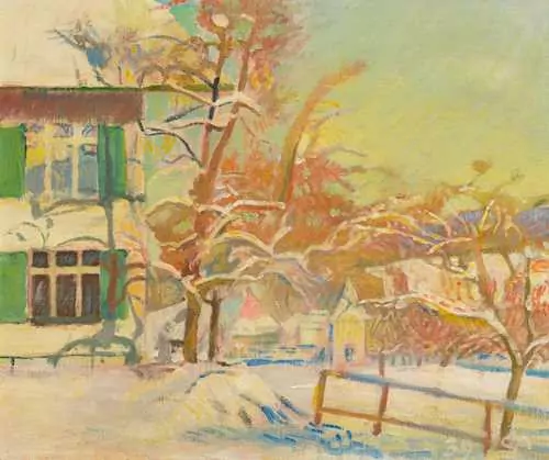 CUNO AMIET — Oschwand in winter. 1939. — Koller Auktionen