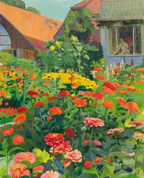 CUNO AMIET — Zinien-Garten. 1945. — Koller Auktionen