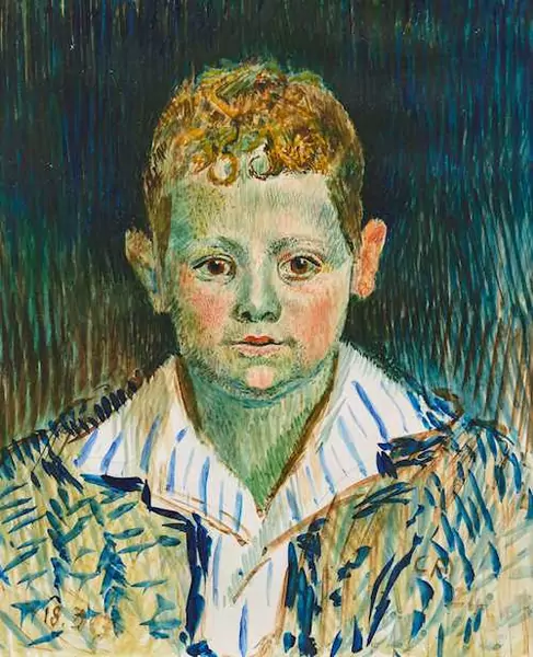 CUNO AMIET — Porträt von Adrian von Arx. 1924. — Koller Auktionen