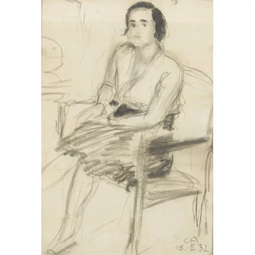 Cuno Amiet — "Portrait de Madame Kaganovitch".