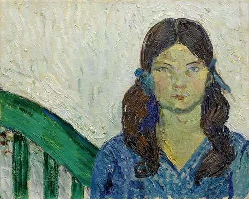 CUNO AMIET — Mädchenkopf (Greti). 1909. — Koller Auktionen