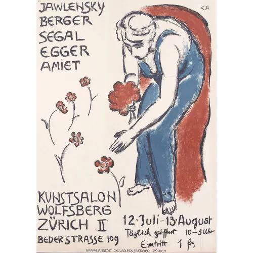 Cuno Amiet — "Kunstsalon Wolfsberg, Jawlensky, Berger, Segal...".