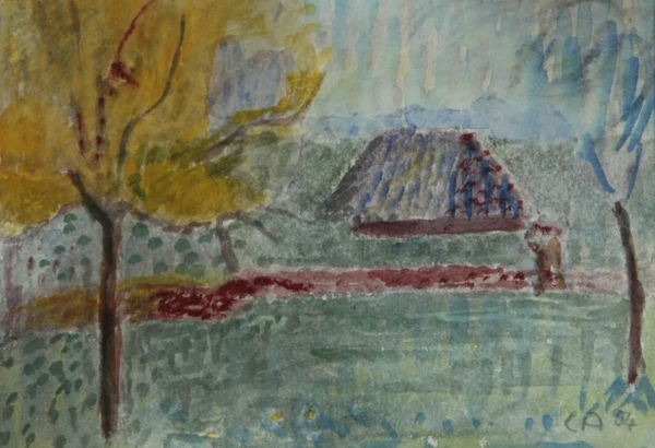 Cuno Amiet — Haus am Weiher, 1954