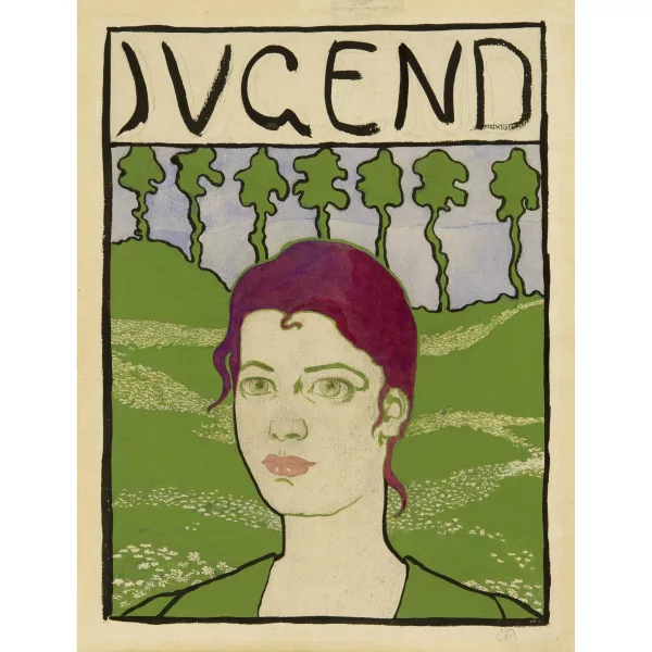 Cuno Amiet — Umschlagentwurf für die "Jugend"