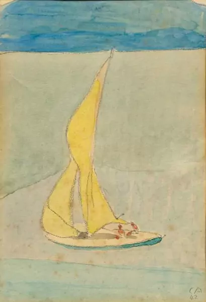 CUNO AMIET — The yellow sail. 1942. — Koller Auktionen