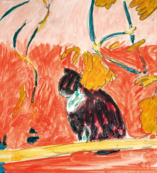 «Katze auf der Lauer» − 1931 – Cuno Amiet