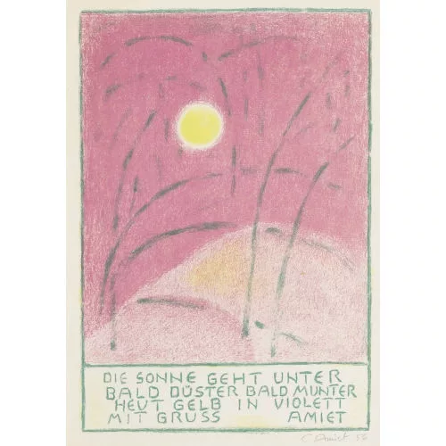 Cuno Amiet — "Sonnenuntergang".