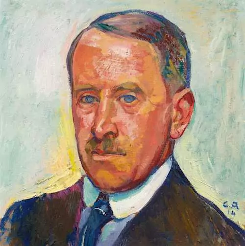 CUNO AMIET — Portrait of Philipp Trüdinger. 1914. — Koller Auktionen