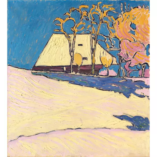 Cuno Amiet — Winter auf der Oschwand — Galerie Kornfeld