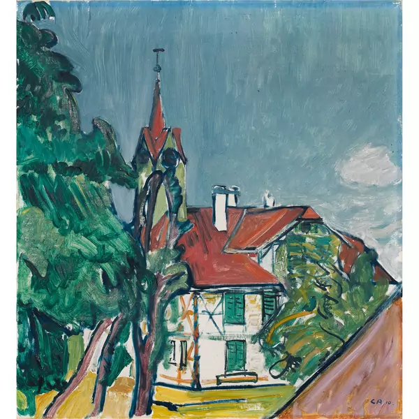 Cuno Amiet — Schulhaus Oschwand — Galerie Kornfeld