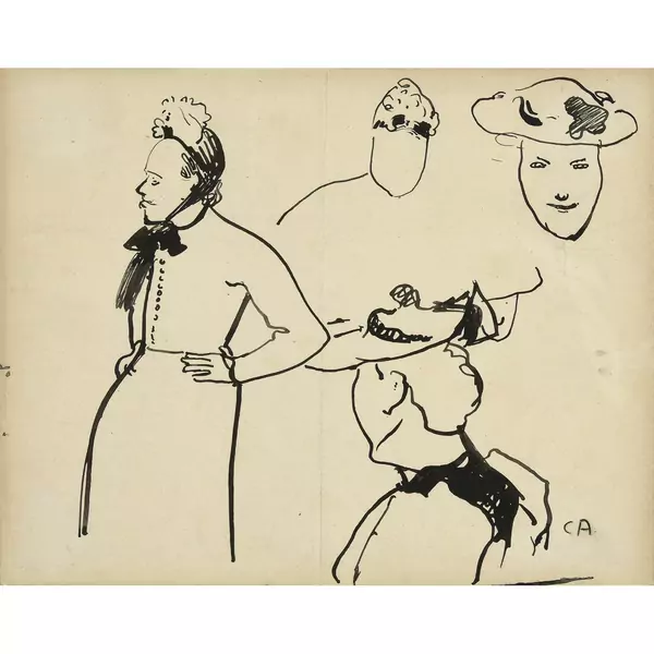 Cuno Amiet — Frauen in Trachten — Galerie Kornfeld