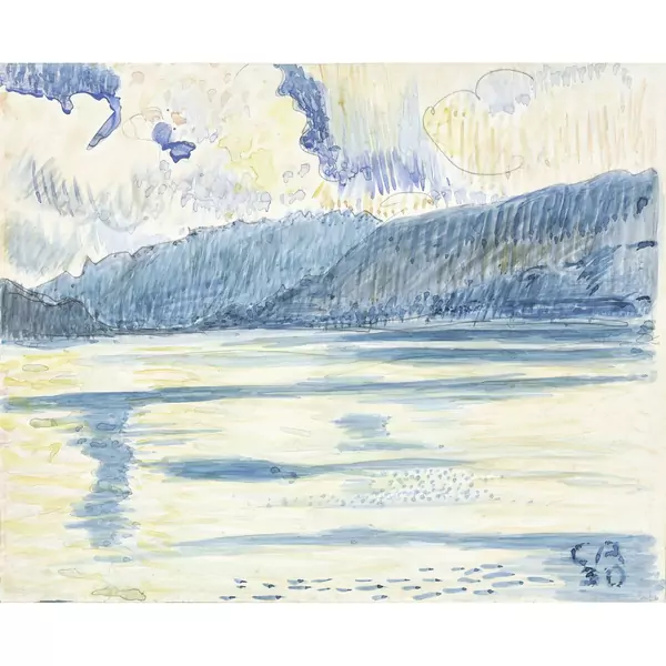 Cuno Amiet — Thunersee mit Blick auf Interlaken — Galerie Kornfeld