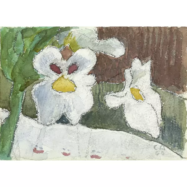 Cuno Amiet — Orchideen in der Stube — Galerie Kornfeld