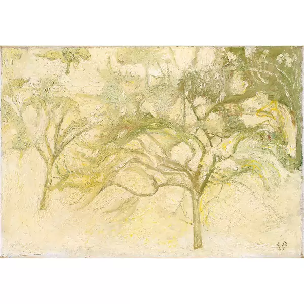 Cuno Amiet — Schneetreiben auf der Oschwand — Galerie Kornfeld