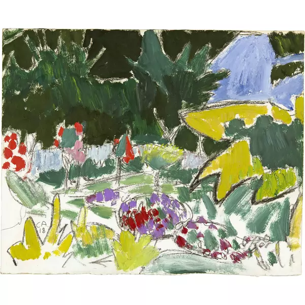 Cuno Amiet — Bauerngarten — Galerie Kornfeld