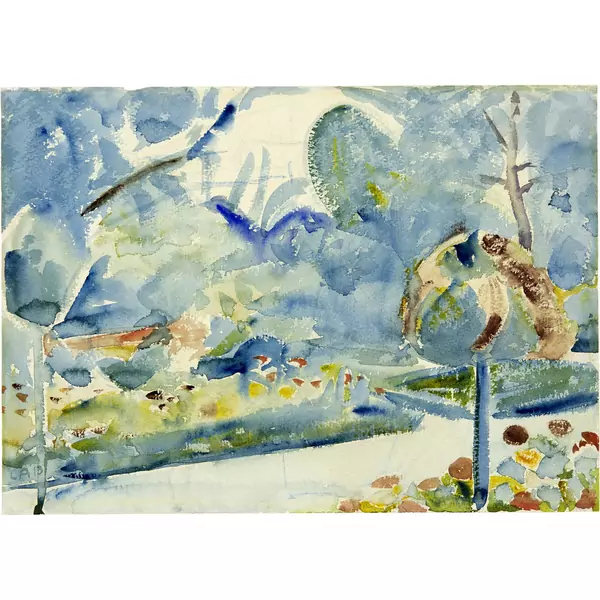 Cuno Amiet — Garten auf der Oschwand — Galerie Kornfeld