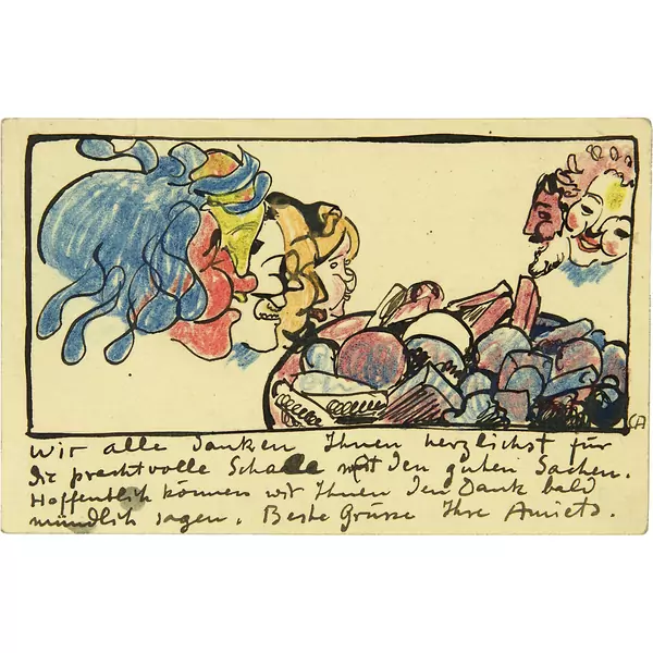 Cuno Amiet — Postkarte — Galerie Kornfeld