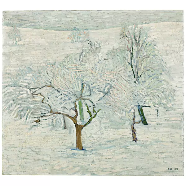 Cuno Amiet — Winterlandschaft — Galerie Kornfeld