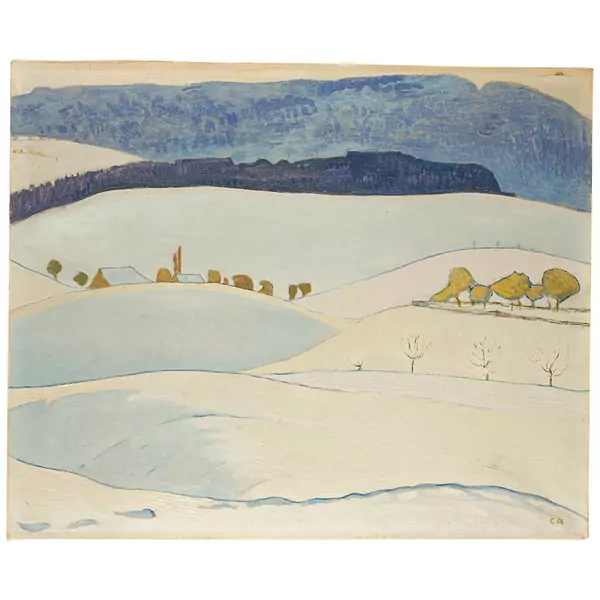 Cuno Amiet — Winterlandschaft — Galerie Kornfeld