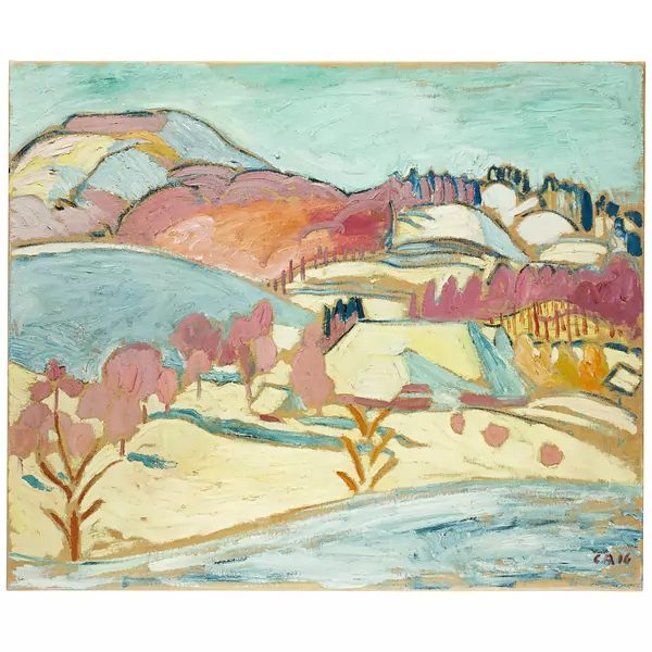 Cuno Amiet — Winterlandschaft — Galerie Kornfeld