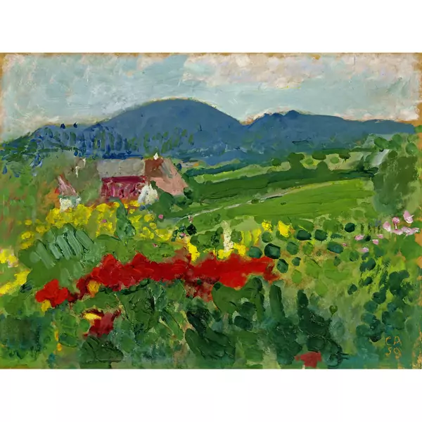 Cuno Amiet — Sommerlandschaft auf der Oschwand — Galerie Kornfeld