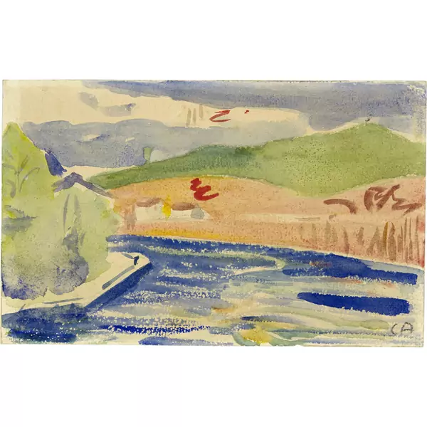 Cuno Amiet — Seelandschaft — Galerie Kornfeld