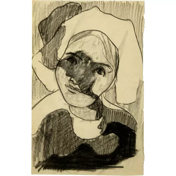Cuno Amiet — Kopf einer jungen Bretonin — Galerie Kornfeld