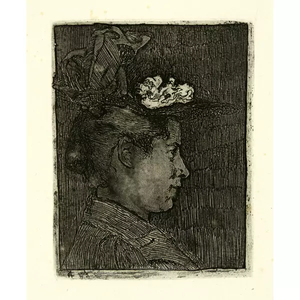 Cuno Amiet — Anna Luder - Die zukünftige Gattin des Künstlers — Galerie Kornfeld
