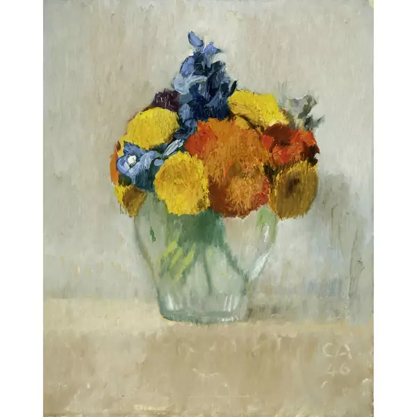 Cuno Amiet — Blumen in Glasvase — Galerie Kornfeld