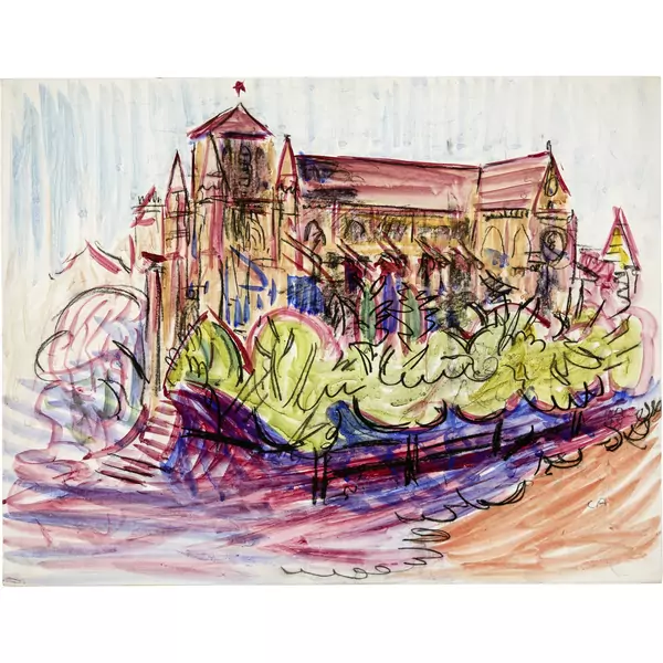 Cuno Amiet — Basilica Notre-Dame, Genf — Galerie Kornfeld