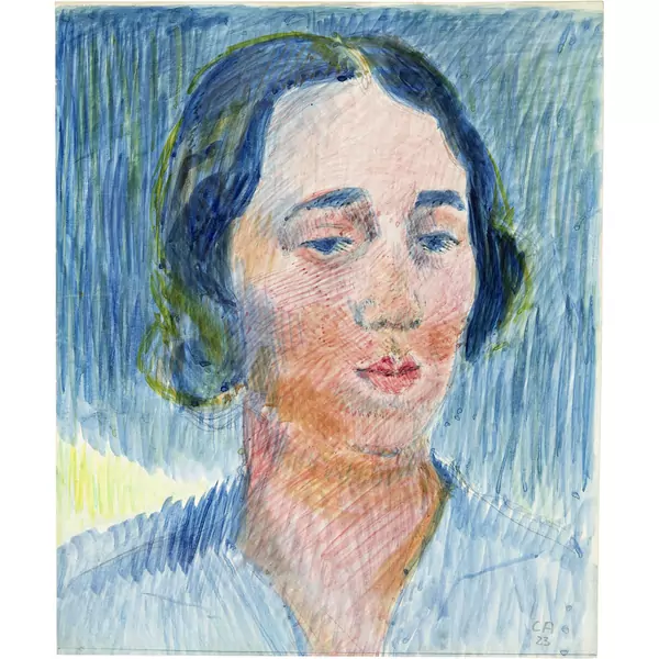 Cuno Amiet — Bildnis einer jungen Frau (Greti Amiet) — Galerie Kornfeld