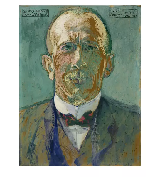 Cuno Amiet — Bildnis Oscar Miller — Galerie Kornfeld