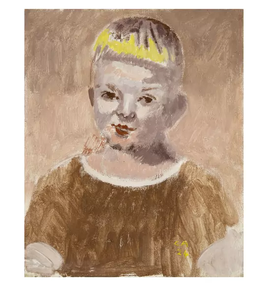 Cuno Amiet — Bildnis "Heieli" (Hans Heinrich Blass) — Galerie Kornfeld