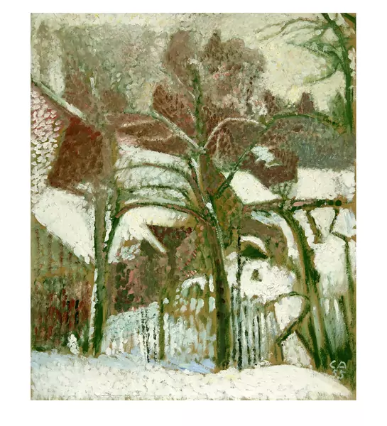 Cuno Amiet — Winterlandschaft — Galerie Kornfeld